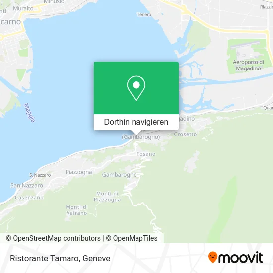 Ristorante Tamaro Karte