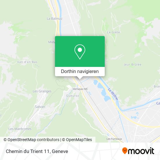 Chemin du Trient 11 Karte
