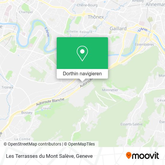 Les Terrasses du Mont Salève Karte