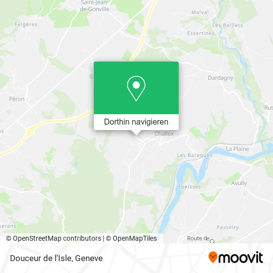 Douceur de l'Isle Karte