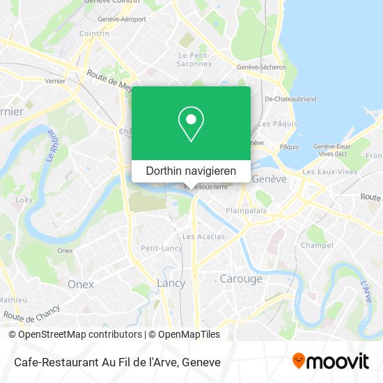 Cafe-Restaurant Au Fil de l'Arve Karte