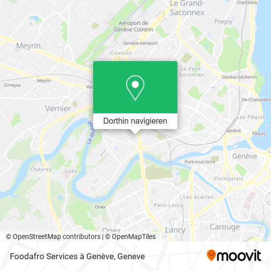 Foodafro Services à Genève Karte