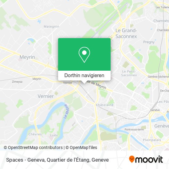 Spaces - Geneva, Quartier de l'Étang Karte