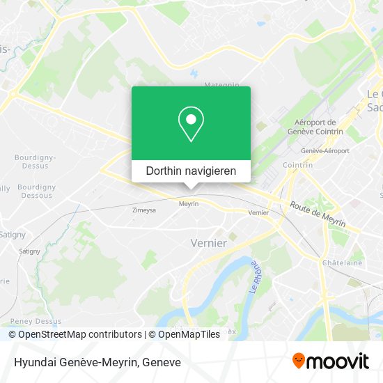 Hyundai Genève-Meyrin Karte