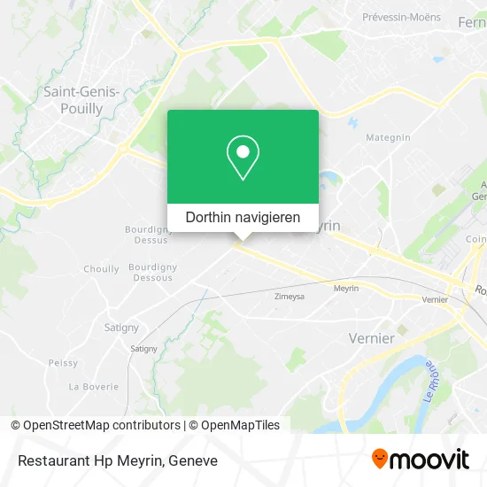 Restaurant Hp Meyrin Karte
