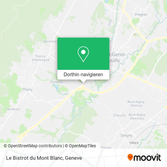 Le Bistrot du Mont Blanc Karte