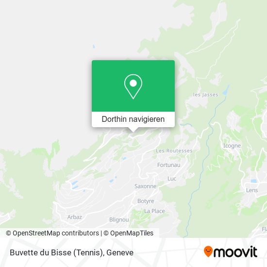 Buvette du Bisse (Tennis) Karte