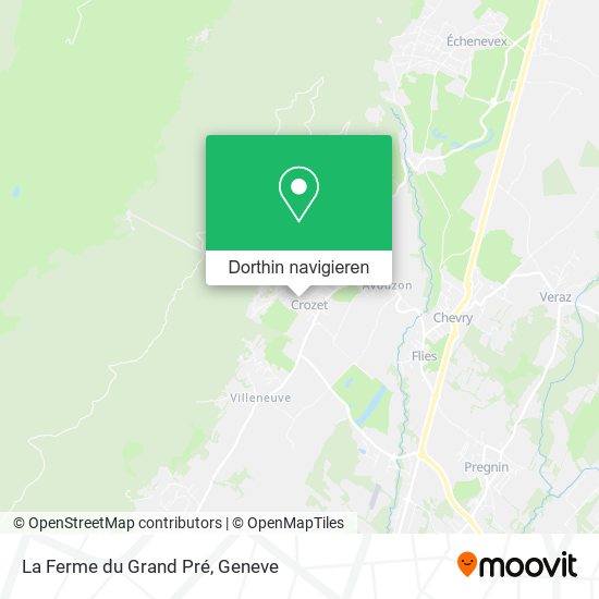 La Ferme du Grand Pré Karte