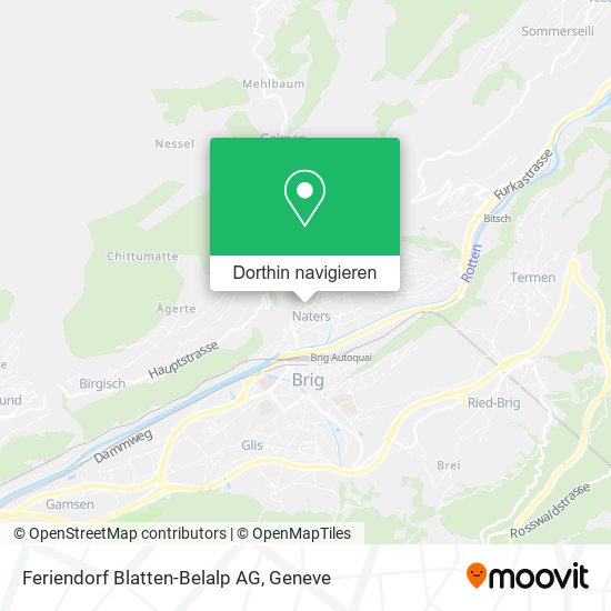Feriendorf Blatten-Belalp AG Karte