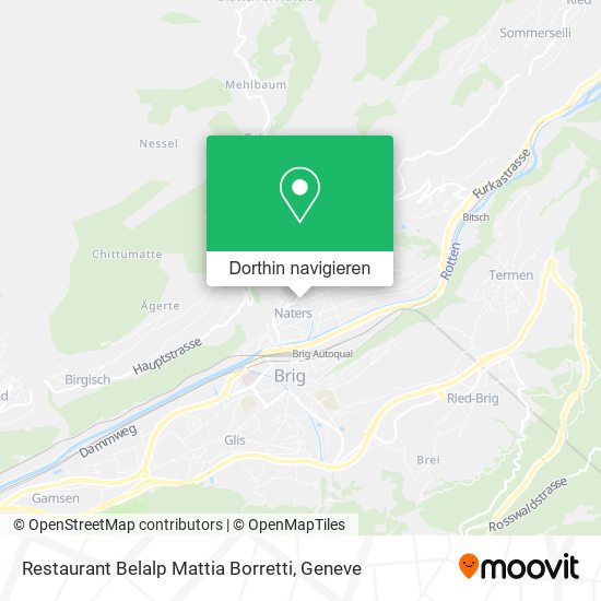 Restaurant Belalp Mattia Borretti Karte