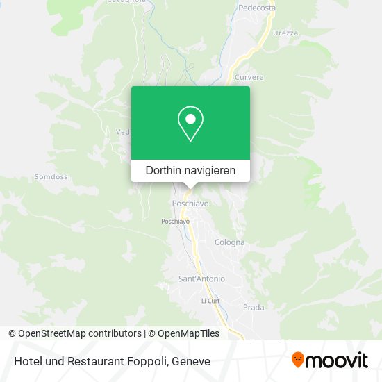Hotel und Restaurant Foppoli Karte