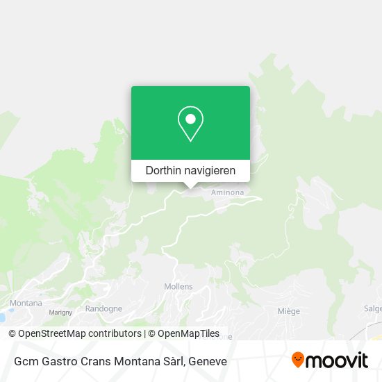 Gcm Gastro Crans Montana Sàrl Karte