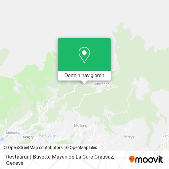Restaurant-Buvette Mayen de La Cure Crausaz Karte