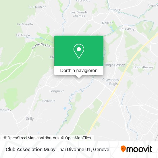 Club Association Muay Thaï Divonne 01 Karte