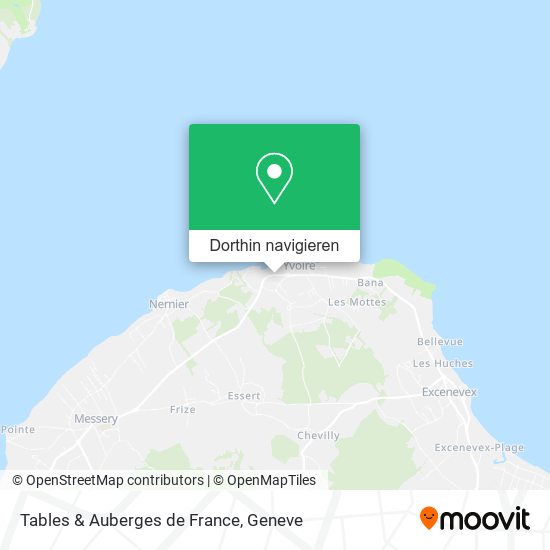 Tables & Auberges de France Karte