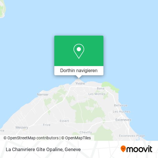 La Chanvriere Gîte Opaline Karte
