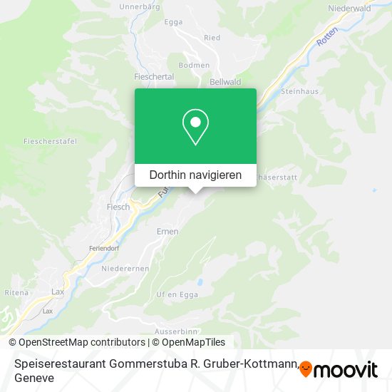 Speiserestaurant Gommerstuba R. Gruber-Kottmann Karte