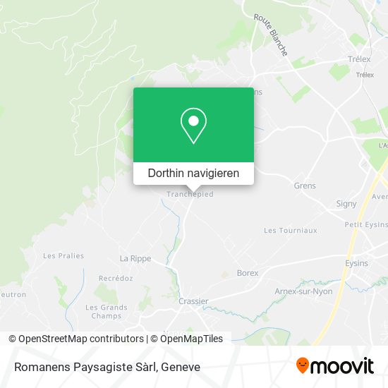 Romanens Paysagiste Sàrl Karte