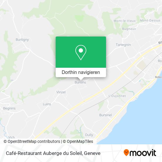 Café-Restaurant Auberge du Soleil Karte