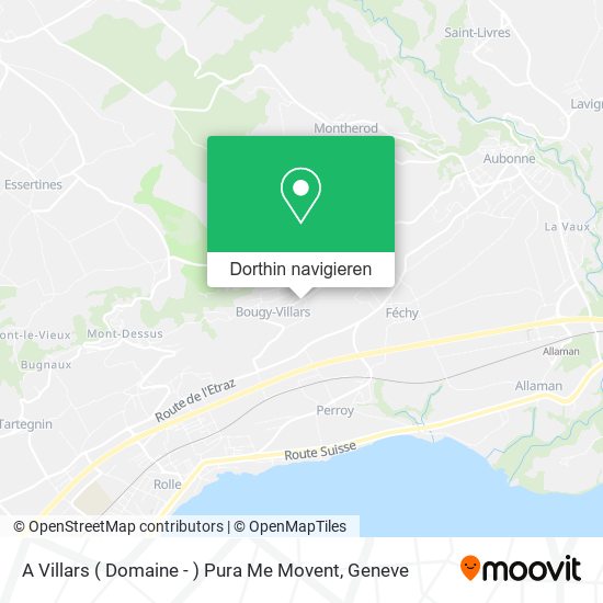 A Villars ( Domaine - ) Pura Me Movent Karte