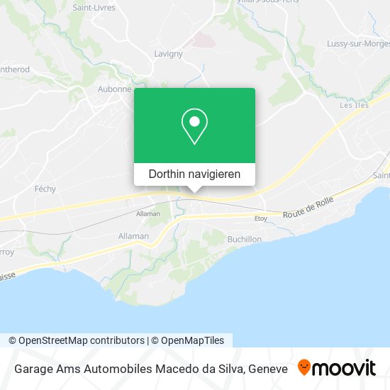 Garage Ams Automobiles Macedo da Silva Karte