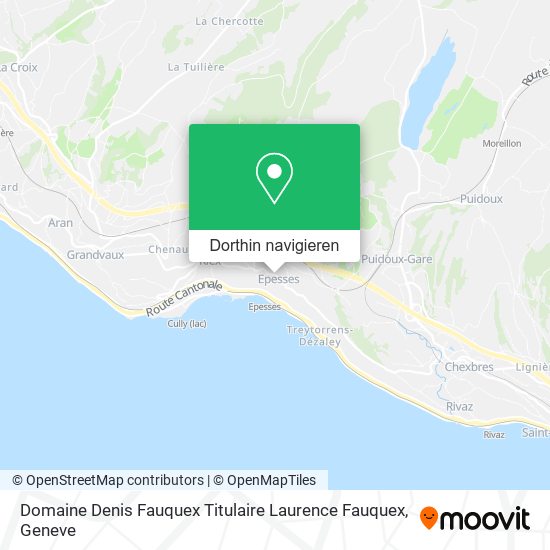 Domaine Denis Fauquex Titulaire Laurence Fauquex Karte