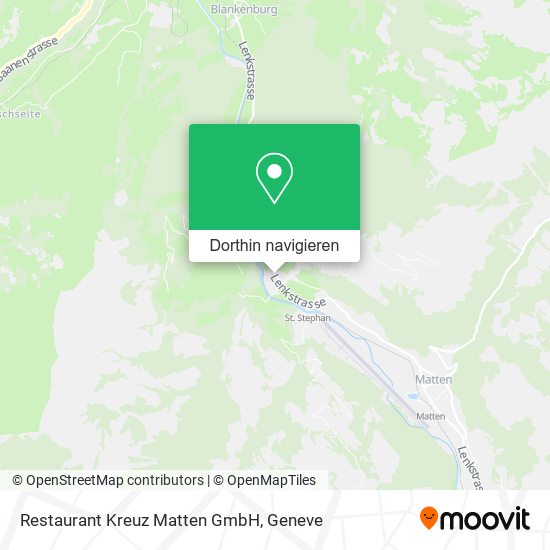 Restaurant Kreuz Matten GmbH Karte