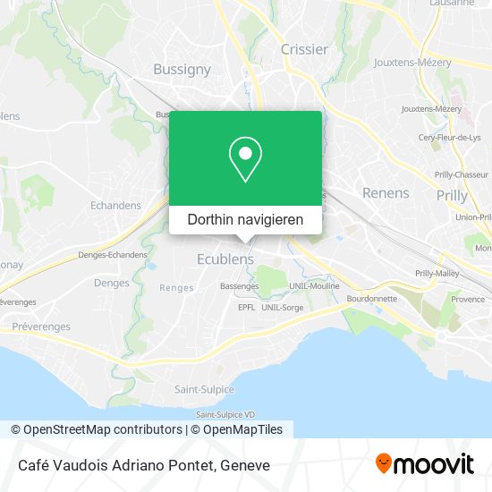 Café Vaudois Adriano Pontet Karte