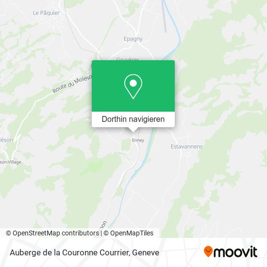 Auberge de la Couronne Courrier Karte