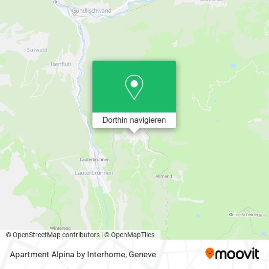 Apartment Alpina by Interhome Karte