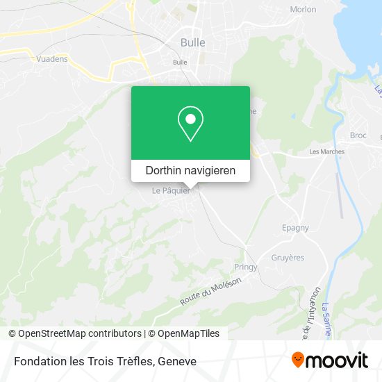Fondation les Trois Trèfles Karte