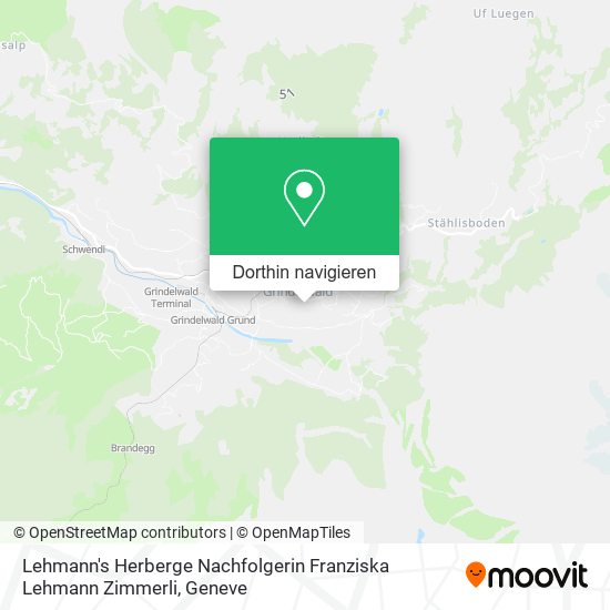Lehmann's Herberge Nachfolgerin Franziska Lehmann Zimmerli Karte