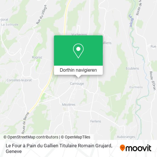 Le Four à Pain du Gallien Titulaire Romain Grujard Karte