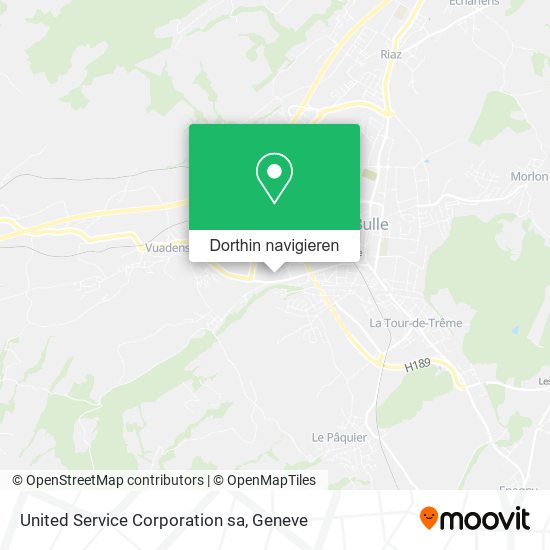 United Service Corporation sa Karte