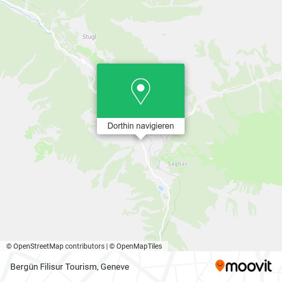 Bergün Filisur Tourism Karte