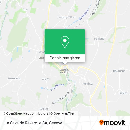 La Cave de Reverolle SA Karte