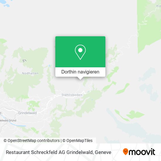 Restaurant Schreckfeld AG Grindelwald Karte