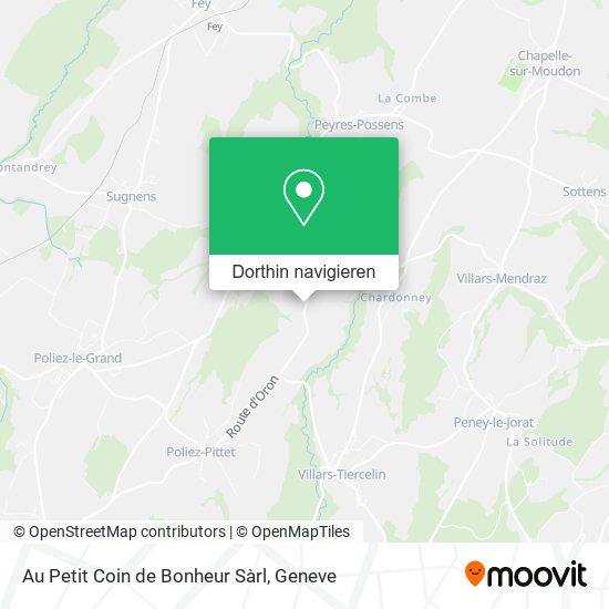 Au Petit Coin de Bonheur Sàrl Karte