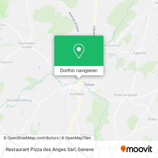 Restaurant Pizza des Anges Sàrl Karte