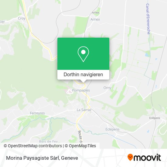 Morina Paysagiste Sàrl Karte