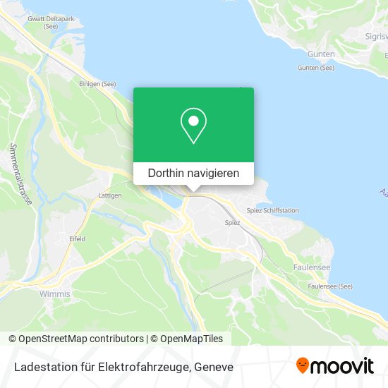 Ladestation für Elektrofahrzeuge Karte