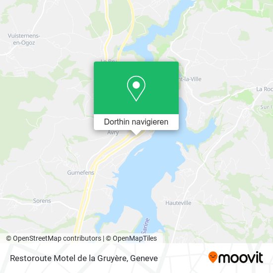 Restoroute Motel de la Gruyère Karte