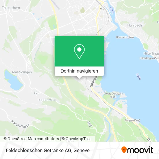 Feldschlösschen Getränke AG Karte