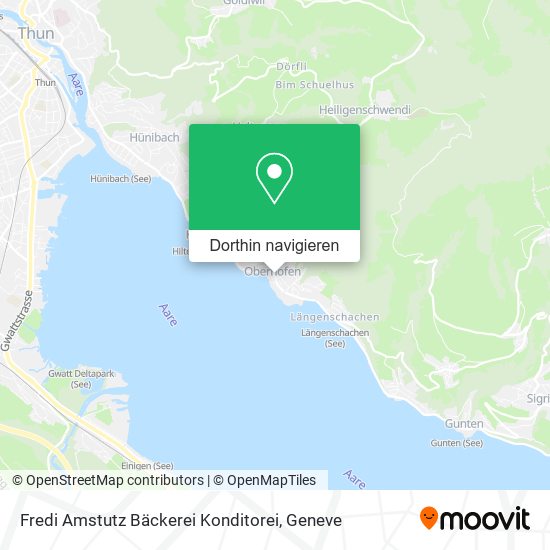 Fredi Amstutz Bäckerei Konditorei Karte