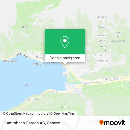 Lammbach Garage AG Karte