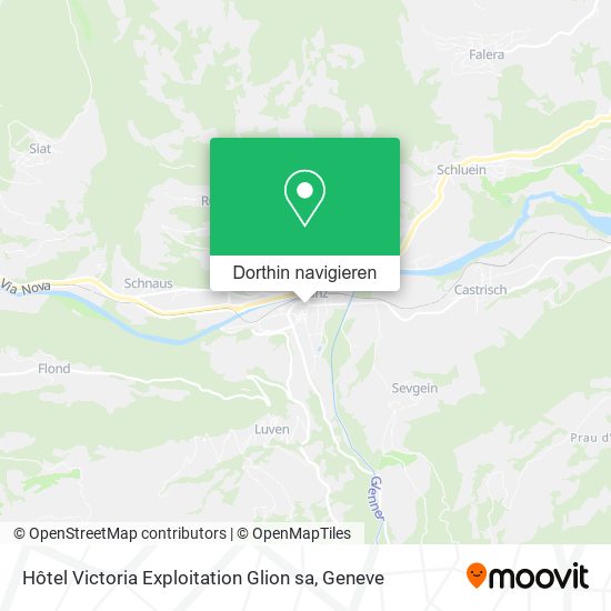 Hôtel Victoria Exploitation Glion sa Karte