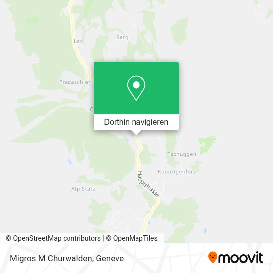 Migros M Churwalden Karte