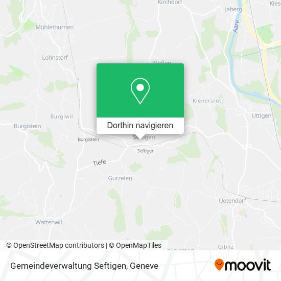 Gemeindeverwaltung Seftigen Karte