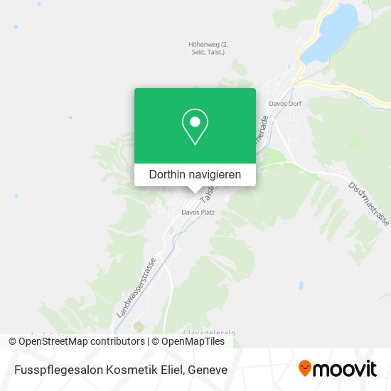Fusspflegesalon Kosmetik Eliel Karte