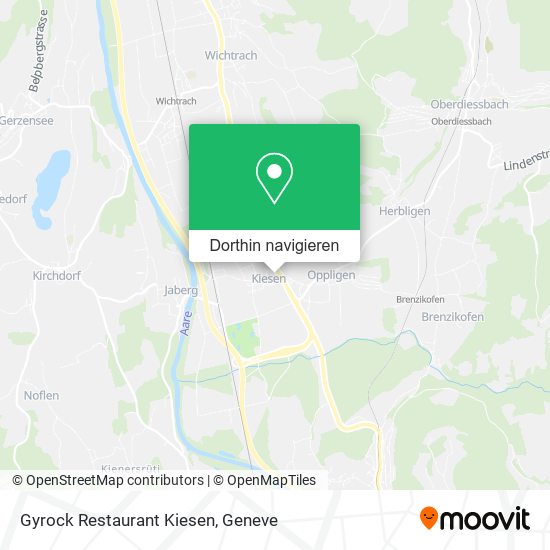 Gyrock Restaurant Kiesen Karte